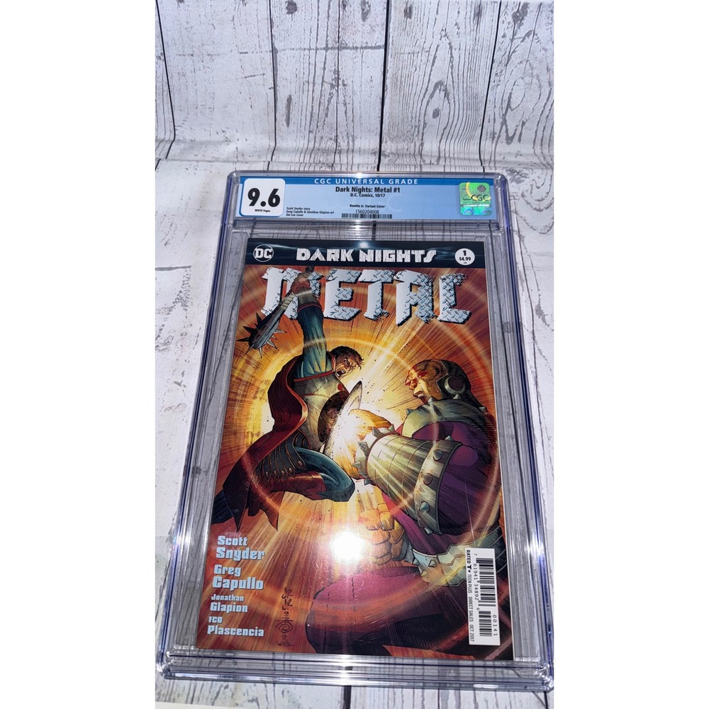 DC Dark Nights Metal 1 CGC 9.6 Romita Jr Variant Cover Snyder Capullo 2017
